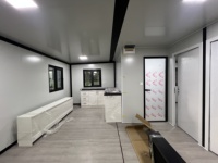 Maison conteneur modulaire légère, extensible et à assemblage rapide, entièrement aménagée pour bureau, hôtel et villa en zone isolée