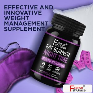 Complément alimentaire brûleur de graisse de nuit de qualité supérieure, stimulant du métabolisme nocturne pour adultes, brûleur de graisse de nuit, 60 capsules - Product Image 5