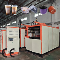 Machine de thermoformage automatique haute performance pour gobelets et bols en PS/PET, haute précision, économe en énergie, écologique, multifonctionnelle