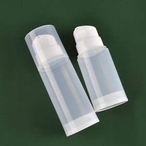 Wholesale Empty PP Airless Pump Bottle 150ML 200ML 250ML Screw Neck Travel Refill <strong>Container</strong> for Lotion Serum Skincare Packaging - Product Image 3