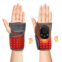 Kabelloser Rotlichttherapie-Handmassager mit Intelligenter NTC-Heizung und Vibration, Handgelenk-Massagegürtel zur Linderung von Karpaltunnelsyndrom-Schmerzen