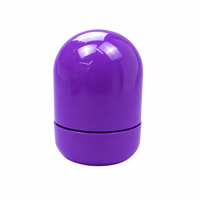 Pot en plastique violet hermétique anti-odeur avec bouchon sécurité enfant 100 ml pour concentrés, suppléments, capsules, herbes et fleurs