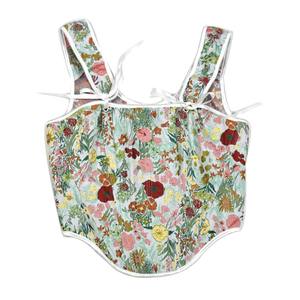 Corsé de calidad apretado Abdomen Vintage Bustiers hermosos estampados con cordones en la espalda corpiños huesos reunir pecho adelgazamiento Tops XXS a 3XL - Product Image 5