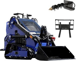 จัดส่งฟรี 350 380 460 480 รถตักล้อยางขนาดเล็ก มินิสกิดสเตียร์ CE/EPA ขายส่งจากจีน รถตักล้อยางขนาดเล็กพร้อมบุ้งกี๋สำหรับขาย - Product Image 5