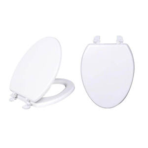 Tapa de Inodoro de <span class=keywords><strong>Cierre</strong></span> Lento Universal y Portátil de Calidad con <span class=keywords><strong>Cierre</strong></span> <span class=keywords><strong>Suave</strong></span> y Cojín para el Baño - Product Image 4