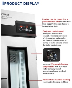 Armoire de retardateur personnalisable OEM pour équipement de boulangerie 16/32/64 Plateau Pâte Fermentation Proofer 220V Nouvelle Noix Maïs Fruit Eau - Product Image 6
