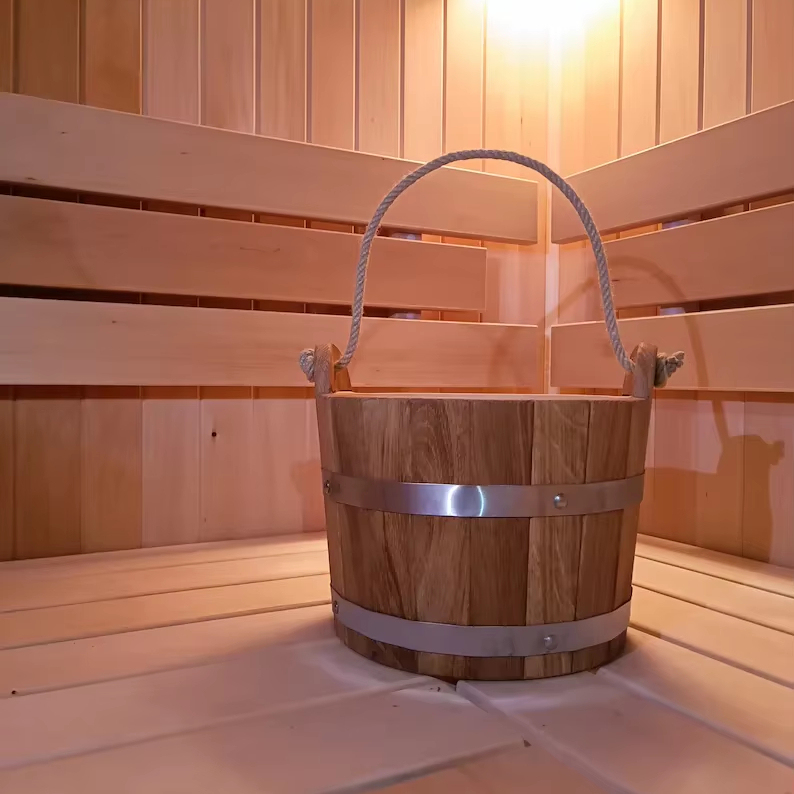 Custom Sauna Water Bucket Shower Bowl