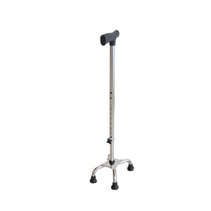 Help Health Four Legged <b>Walking</b> <b>Stick</b> Aluminum Alloy Telescopic Anti Slip For Elderly - Product Image 1