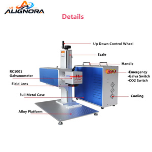 Máquina de Marcado Láser de CO2 de Tubo Metálico de Bajo Costo y Alto Rendimiento RF 20W 30W 40W 60W - Product Image 5