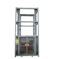 Ascenseur de fret vertical Plate-forme élévatrice électrique de marchandises Petit entrepôt hydraulique Rail de guidage Ascenseur de cargaison