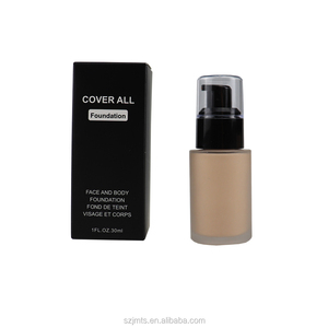 OEM Private Label 30ml Fond de teint crème peau moyennement foncée Correcteur liquide naturel Poudre chimique imperméable à l'eau - Product Image 5