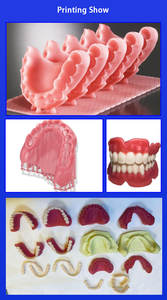 ฟันปลอมเรซิ่นสีชมพู3D ทันตกรรมเรซิ่นเหลว405nm สำหรับเครื่องพิมพ์ DLP LCD - Product Image 5