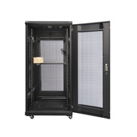 Armoire réseau intérieure DTVS 22U 1,2 m, rack de serveur de centre de données 19 pouces en SPCC, pour systèmes de commutation, routeurs et amplificateurs, certifiée IP20, en stock