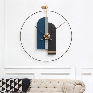 Mandelda Home Decor Minimaliste Moderne Béton Quartz Métal <span class=keywords><strong>Horloge</strong></span> Murale Pour Salon 3d <span class=keywords><strong>Horloge</strong></span> Décoration Murale - Product Image 1