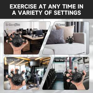 Nieuwe Stijl Power <span class=keywords><strong>Ball</strong></span> Gripper Sporter Hand Knijp Bal Vijf Vinger Grip Power Vinger Kracht Revalidatie Trainer Bal - Product Image 5