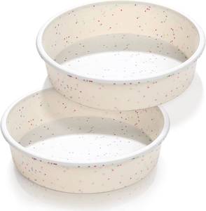 MUYULINS Factory Round LFGB Non-Stick BPA Free Metal Reinforced Frame Toast Brownie <b>Silicone</b> Bread Cake Pan <b>Baking</b> Mold - Product Image 1