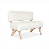 Chaise de restaurant en contreplaqué de style moderne, mobilier de restaurant d'intérieur, banquette en bois
