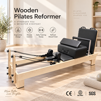 Reformer de Pilates en bois d'érable massif de qualité supérieure avec logo personnalisé, Cama De Pilates, vente directe d'usine, équipement de Pilates en gros