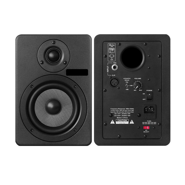 N-AUDIO C5 Factory Price Professional Recording Music Active Studio Monitor Speakers for Control Room