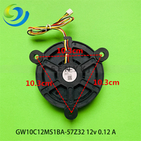 NOUVEAU Ventilateur de refroidissement GW10C12MS1BA-57Z32 DC 12V 0.12A 4 broches pour réfrigérateur Haier
