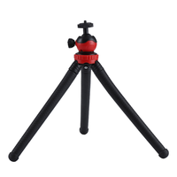 Soporte Ajustable y Flexible para Teléfono con Cámara, con Cabezal Giratorio de 360°, Trípode Flexible y Portátil para Cámara DJI Action