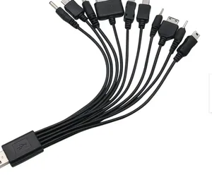 New 1pcs 10 in 1 Micro USB multi Charger usb cables for mobile phones cord for LG KG90 SAMSUNG Sony phone