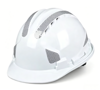 Casque de sécurité en ABS fluorescent réfléchissant, durable, résistant aux chocs, ventilé, multicolore, garantie 1 an