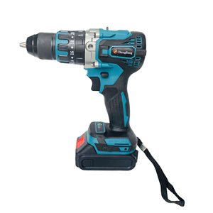 1/2" Metal Chuck Portable Cordless Battery <b>Power</b> Drill Kits Brushless Impact Drill Combination <b>Tool</b> Set for Home Repair - Product Image 2