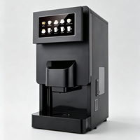 Machine à café entièrement automatique en acier inoxydable, écran tactile, moulin intégré, machine à expresso et cappuccino pour usage commercial et domestique