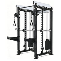 Rack de musculation commercial pliable en métal, équipement de fitness multifonctionnel dynamique 2-en-1 Peak