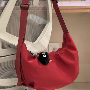 Casual and versatile crossbody <b>bag</b> lightweight and suitable for outings Japanese style retro dumpling <b>bag</b> for <b>college</b> students - Product Image 1