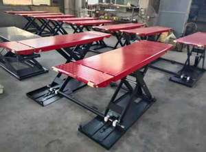 BAOHUA gunting pengangkat mobil, perbaikan otomatis <span class=keywords><strong>3T</strong></span> ultra-tipis posisi rendah tanpa dig gunting Hydraulic Ulis pengangkat mobil - Product Image 6