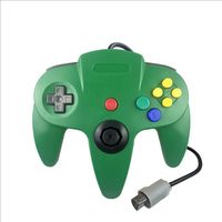 Nuevo Modelo de Controlador de Juegos con Vibración, Controlador con Cable y Motor de Vibración para N64, Joypad Clásico para Consola N64, Joystick