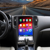 Écran de style Tesla de 13,6 pouces pour Infiniti G25 G35 G37 2010-2013, Carplay Android, autoradio multimédia GPS, stéréo automobile