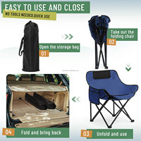 Ensemble table et chaises d'extérieur Moon Chair, portable, pour camping et pique-nique, direct usine