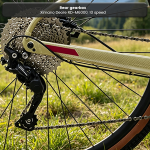 Bicicleta Híbrida de Aleación de Aluminio 700C Shimano Deore 11 Velocidades con Frenos de Disco Hidráulicos para Fitness Urbano - Product Image 3