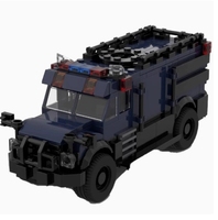 Blocs de construction MOC-114926, voiture SWAT, puzzle éducatif, mini modèle de jouet, ensemble cadeau