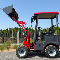 Mini Caricatore Frontale Elettrico TOPONE 4WD con Batteria al Litio, Capacità di Carico 500kg, Alta Efficienza, in Vendita