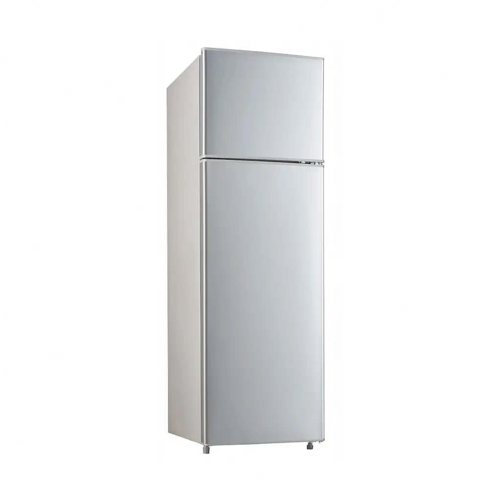 260L เครื่องใช้ในบ้านตู้เย็นตู้แช่แข็งด้านบนตู้เย็นประตูคู่
