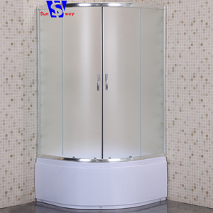 Pendientes enmarcado cuarto <span class=keywords><strong>de</strong></span> ducha <span class=keywords><strong>de</strong></span> vidrio prefabricadas <span class=keywords><strong>curva</strong></span> barato cabina <span class=keywords><strong>de</strong></span> ducha - Product Image 1