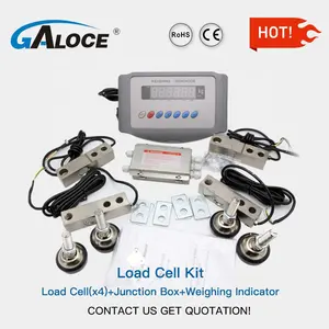 Load Cell Weigh Sensor GSB205 3T Shear Beam Weighing Sensor Load Cell Set With 4pcs Load Cell Junction Box And Display Price