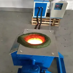 Ad alta efficienza forno di fusione ad induzione in acciaio inox forno fusorio in alluminio per la vendita