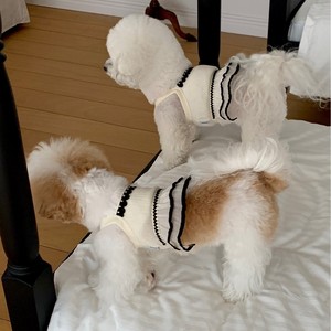 In stile coreano di vendita calda personalizzata simpatiche camicie di lusso per cani abbigliamento per la toelettatura di piccoli cani vestiti estivi per cani - Product Image 6