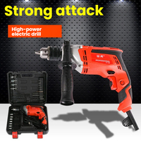 Nouvelle perceuse à percussion électrique industrielle 800W pour la réparation à domicile, outil OEM/ODM, vitesse variable, couple élevé, portable, pour la construction