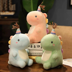 Giocattolo di dinosauro verde morbido peluche per bambini <span class=keywords><strong>da</strong></span> 9 pollici - Product Image 5