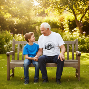 Essere nonno è un'onore, papà è un dono inestimabile, maglietta per la festa del papà, unisex, girocollo, manica corta, stampa digitale, regalo - Product Image 4