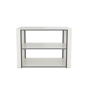 Electronics Accessories Product Store Furniture Design Wood White Mobile Phone Shop Display Table Cabinet