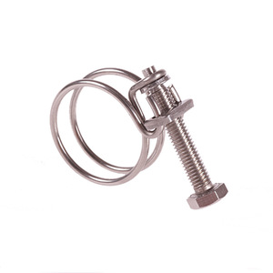 Collier de serrage double fil Tsinhui 11-105 mm en acier inoxydable pour tuyaux métriques - Product Image 2