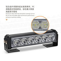2LED-Stroboskop-Warnleuchtenbalken, Fahrzeug-Warnleuchte, gelb, rot, blau, weiß, Verkehrsleuchte