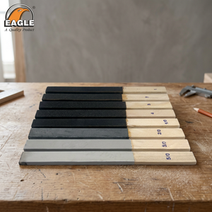 ชุดแท่งทรายขัดเงาแบบแบนน้ำหนักเบา 8 ชิ้น รุ่น Eagle 11.4146 สำหรับขัดเครื่องประดับ เครื่องมือ DIY ด้ามไม้รูปสี่เหลี่ยมผืนผ้า ผลิตในจีน - Product Image 3